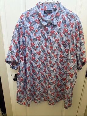 Roundtree & Yorke floral men’s shirt sz 3XB